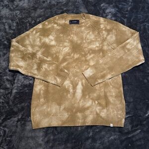 Men’s Lucky Brand Shibori Tie Dye Crew Neck Sweater - S